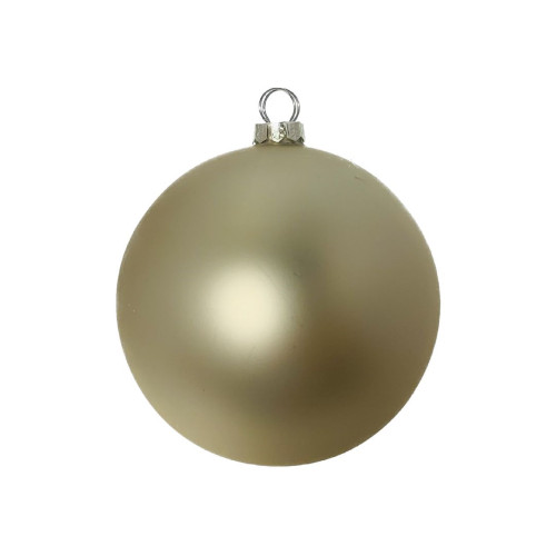 Petite Matte Finish Glass Christmas Ball Ornaments - 1.25" (30mm) - Gold - 40ct - IMAGE 1