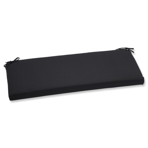 Solid Outdoor Patio Bench Cushion - 45" - Midnight Black - IMAGE 1
