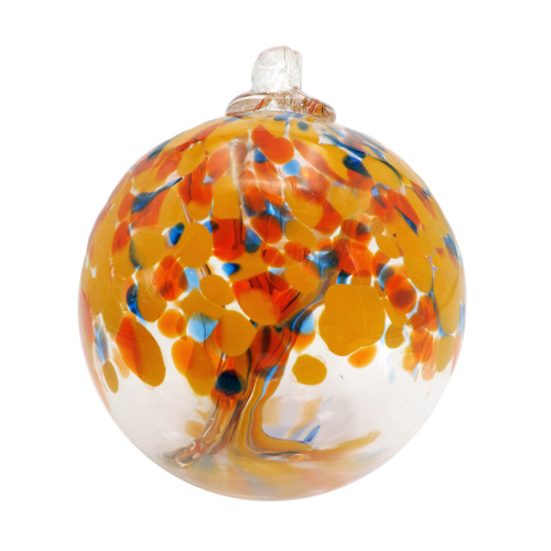 Tree of Life Aura Hand Blown Art Glass Ornament 6" (152mm) - IMAGE 1