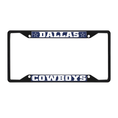 12.25” NFL Dallas Cowboys Automotive Metal License Plate Frame - IMAGE 1