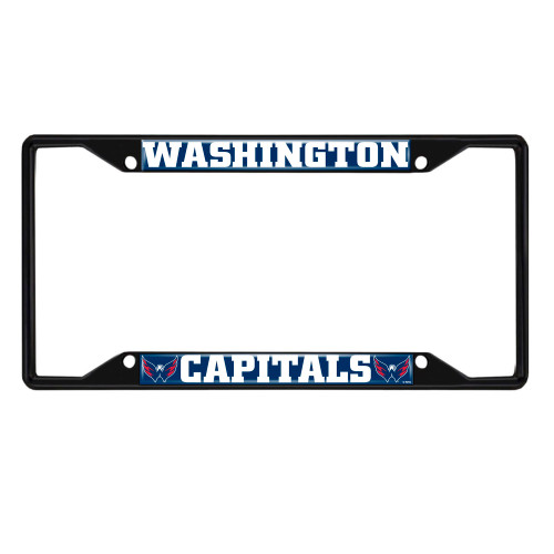 12.25” NHL Washington Capitals Automotive Metal License Plate Frame - IMAGE 1