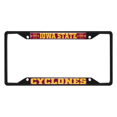 12.25” NCAA Iowa State Cyclones Metal License Plate Frame - IMAGE 1