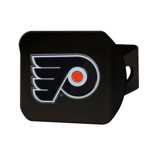 NHL Philadelphia Flyers Color Class III Hitch - Black Hitch Cover Auto Accessory - IMAGE 1