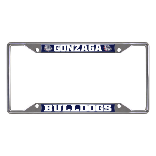 12.25” NCAA Gonzaga Bulldogs University Automotive Metal License Plate Frame - IMAGE 1