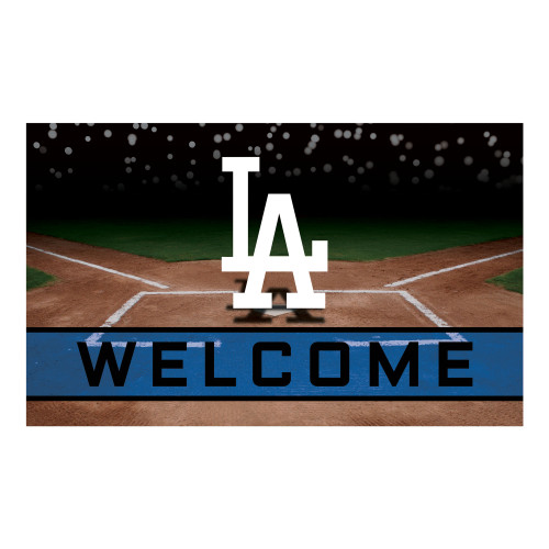 MLB Los Angeles Dodgers Heavy Duty Crumb Rubber Door Mat - IMAGE 1