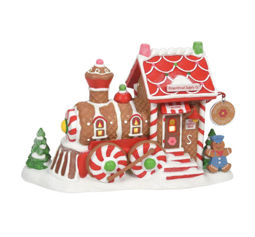 Department 56 Lighted Christmas Gingerbread Supply Company #6011413 - IMAGE 1