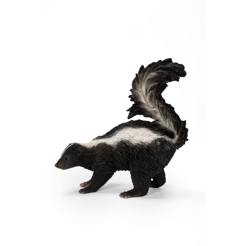 12.5" Walking Skunk Outdoor Garden Statue - IMAGE 1