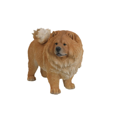 22" Chow Chow Dog Outdoor Garden Statue - IMAGE 1