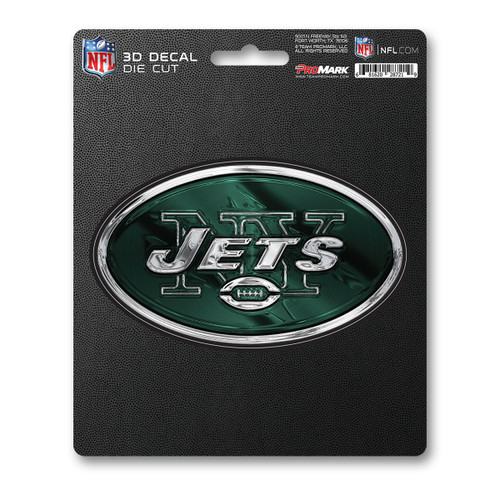 6.25” NFL New York Jets 3D Decal Sticker - IMAGE 1
