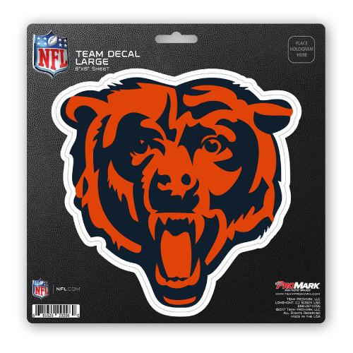 8" NFL Chicago Bears Large Decal Sticker - IMAGE 1