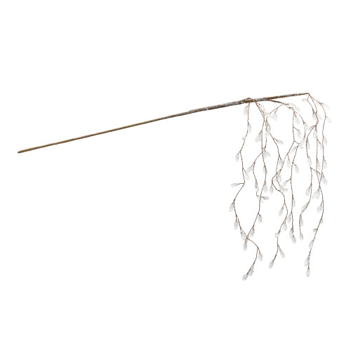 6 Piece Set Icy Hanging Artificial Christmas Branches 22.75" - IMAGE 1