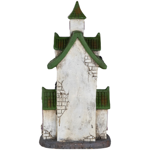 LED Lighted Haunted House with Skulls Halloween Decoration - 22.75 ...