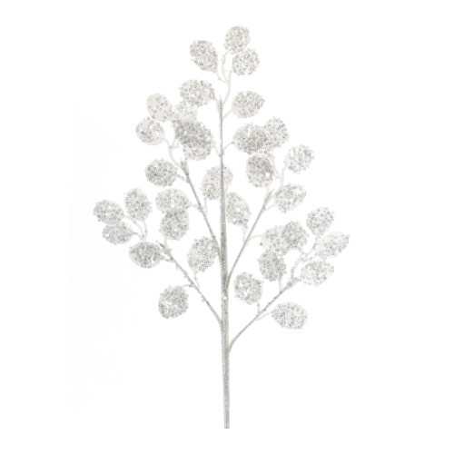 Set of 6 Silver Dollar Artificial Christmas Sprays 23.25" - IMAGE 1