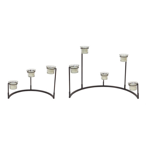 Set of 4 Multi-Level Votive Candle Holder Stands 12" - IMAGE 1