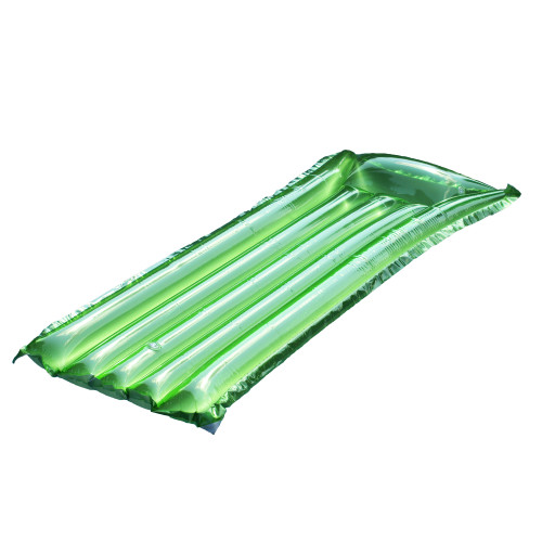 Inflatable Reflective Sun Tanner Pool Float - 72" - Green - IMAGE 1