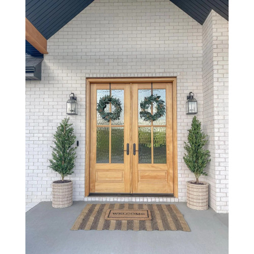 UV Resistant Olive Outdoor Artificial Topiary Tree - 4.5' - Green - IMAGE 1