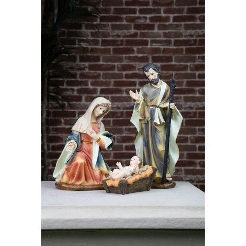 3- Piece Holy Family Nativity Christmas Figurines 16" - IMAGE 1