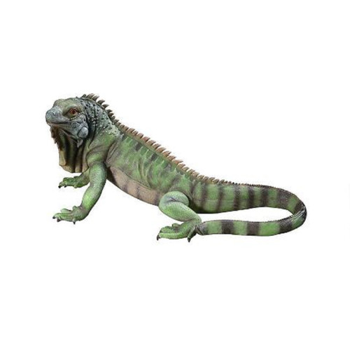 22" Iggy the Iguana Lizard Large Outdoor Garden Statue - IMAGE 1