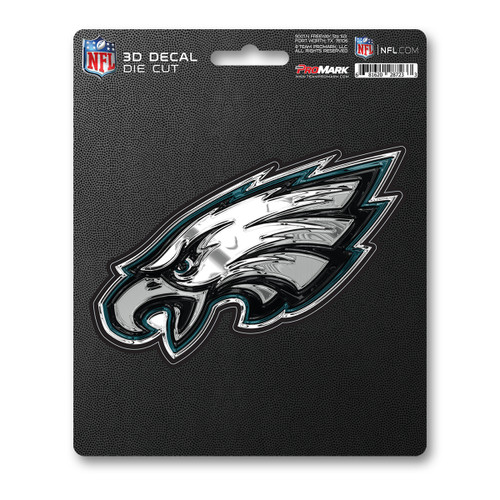 6.25” NFL Philadelphia Eagles 3D Decal Sticker - IMAGE 1