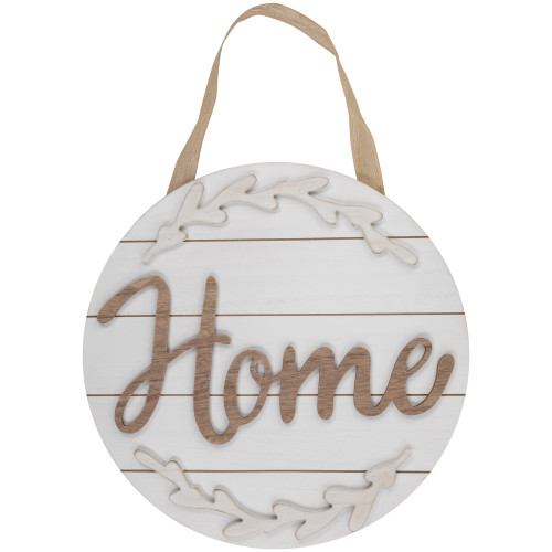 15.75" Home Daily Branches Wooden Wall Sign - IMAGE 1