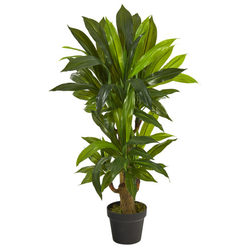 3' Corn Stalk Dracaena Artificial Potted Plant - IMAGE 1