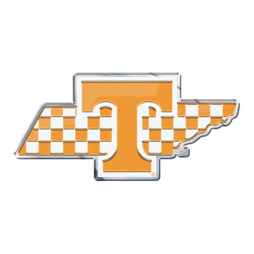 3.25" NCAA University of Tennessee Volunteers Automotive Embossed State Emblem - IMAGE 1