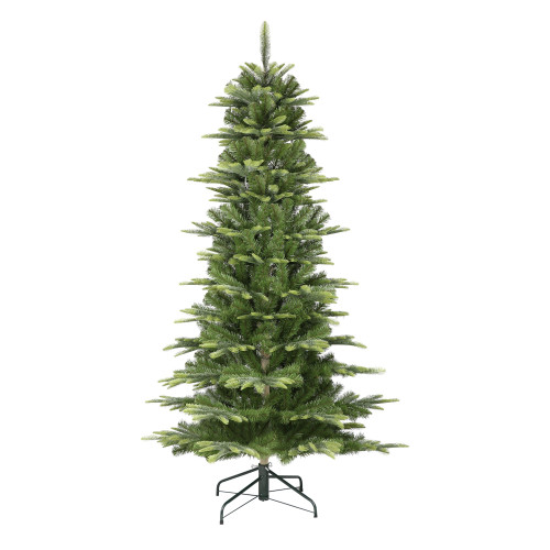 6.5' Slim Aspen Fir Artificial Christmas Tree, Unlit - IMAGE 1