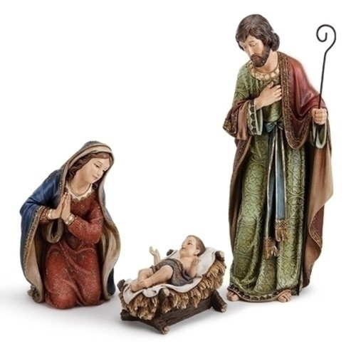 Set of 3 Holy Family Nativity Christmas Tabletop Figurines 22" - IMAGE 1