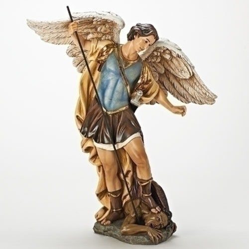 Joseph's Studio Renaissance Collection St. Michael Figurine - 18.75" - IMAGE 1