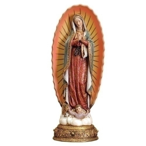 Set of 2 Heavenly Protectors Our Lady of Guadalupe Figures 11.75" - IMAGE 1