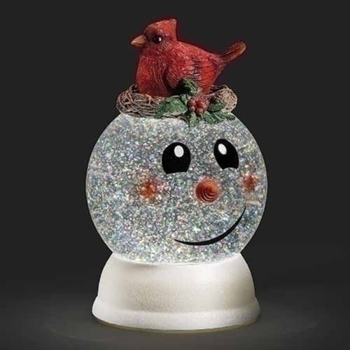 8" LED Lighted Snowman Christmas Snow Globe - IMAGE 1