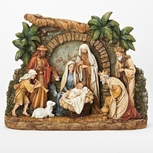 13.25" Nativity Scene Christmas Tabletop Figurine - IMAGE 1