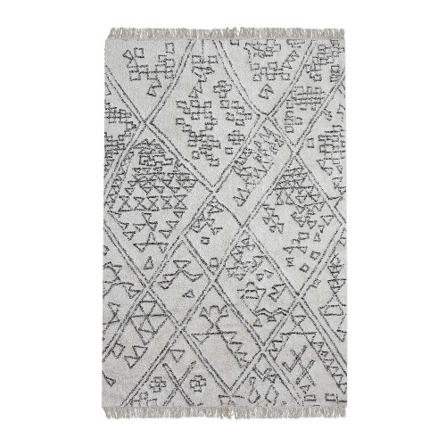 9' X 12' Campo Hand Tufted Ivory Rug - IMAGE 1
