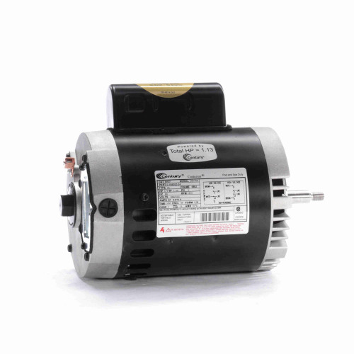 0.75 HP C Face Threaded Shaft Horizontal Pool Pump Motor, 1.50 SF - IMAGE 1