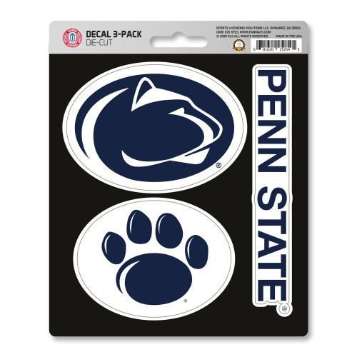 3ct NCAA Pennsylvania State University Automotive Decal Stickers 6.25” - IMAGE 1
