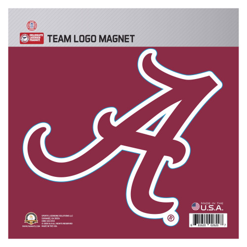 8.5" NCAA University of Alabama Crimson Tide Automotive Large Team Logo Magnet - IMAGE 1