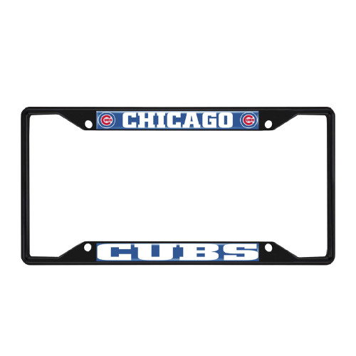 12.25” MLB Chicago Cubs Metal License Plate Frame - IMAGE 1