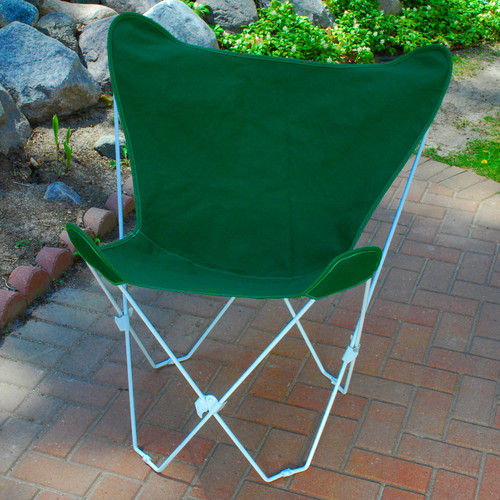 35" Green Butterfly Chair and Cover Combination with Frame - IMAGE 1