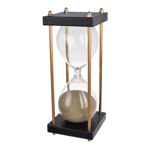 30-Minute Hourglass with Antique Metal Stand - 10" - IMAGE 1