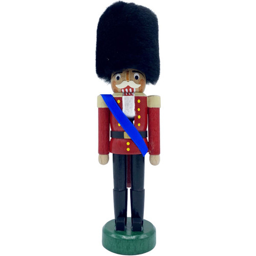 6" Dregeno British Soldier Mini Christmas Nutcracker - IMAGE 1