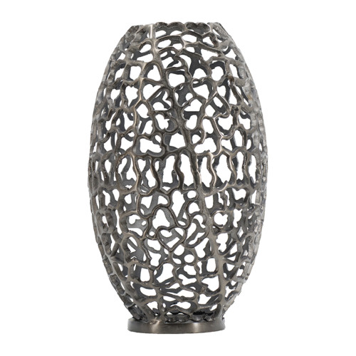 Cutaway Coral Round Barrel Vase - 19" - IMAGE 1