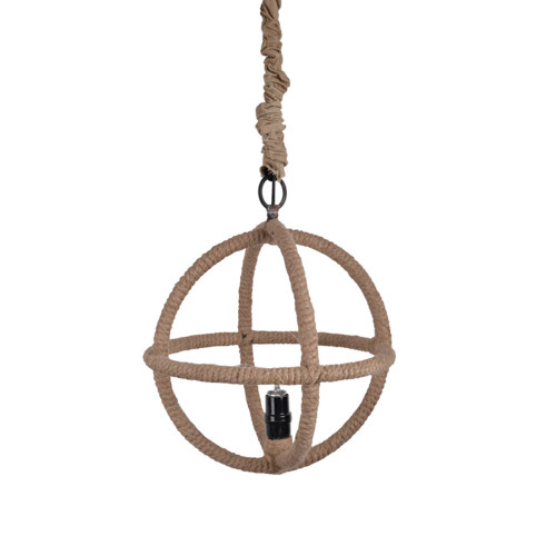 Ceiling Chain Chandelier - 16.25" - Brown - IMAGE 1