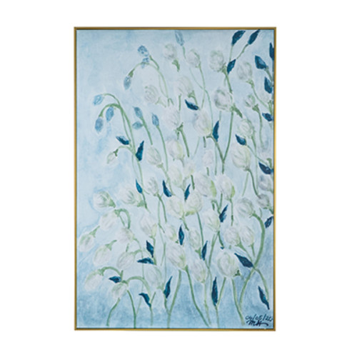 Botanical Framed Canvas Wall Art - 38" x 47.25" - IMAGE 1