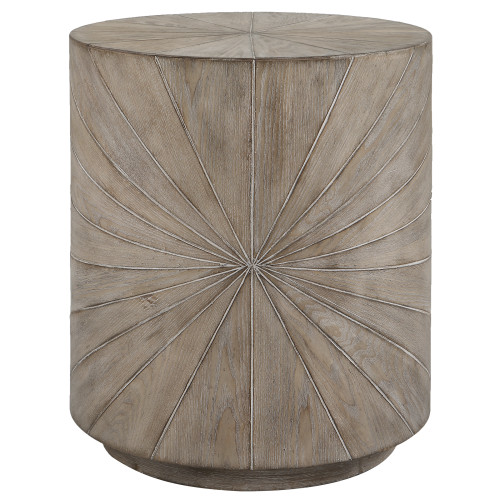 Starshine Wooden Side Table - 24.5" - Natural Gray - IMAGE 1