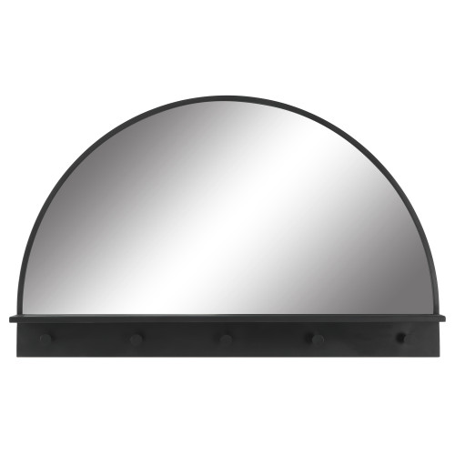 Ambry Arch Entryway Wall Mirror - 45" - Black - IMAGE 1