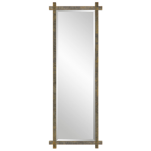 Ribbed Frame Wall Dressing Mirror - 60.25" - IMAGE 1