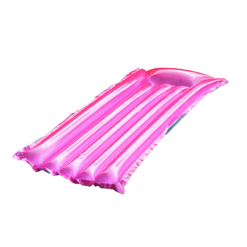 Inflatable Reflective Sun Tanner Pool Float - 72" - Pink - IMAGE 1