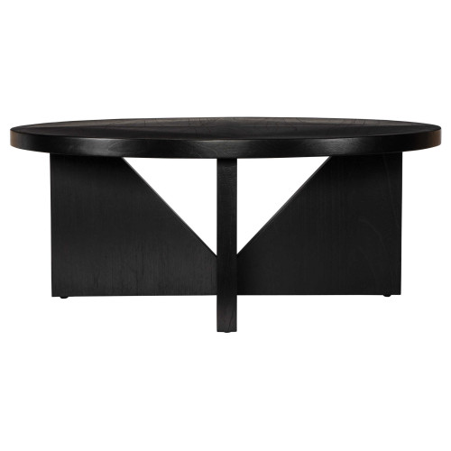 Angular Legged Coffee Accent Table - 40" - Espresso Black - IMAGE 1