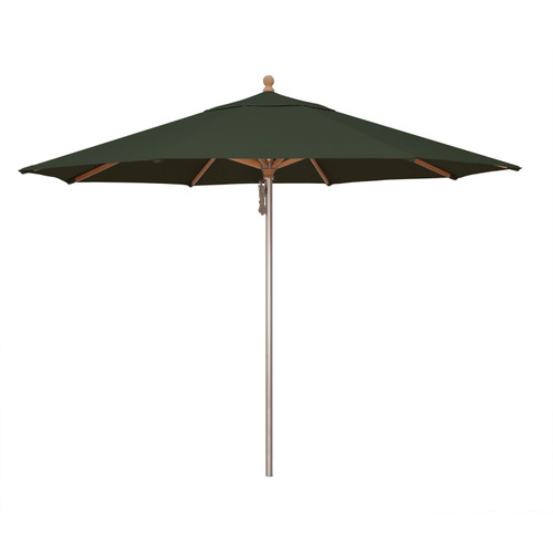 11ft Outdoor Octagon Patio Umbrella , Forest Green - IMAGE 1