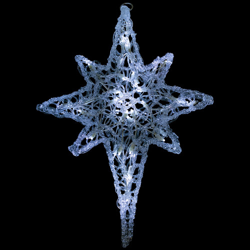 LED Lighted Star of Bethlehem Twinkle Christmas Decoration - 24" - IMAGE 1